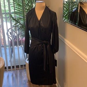 Navy Liquid Shine Rochelle Dress